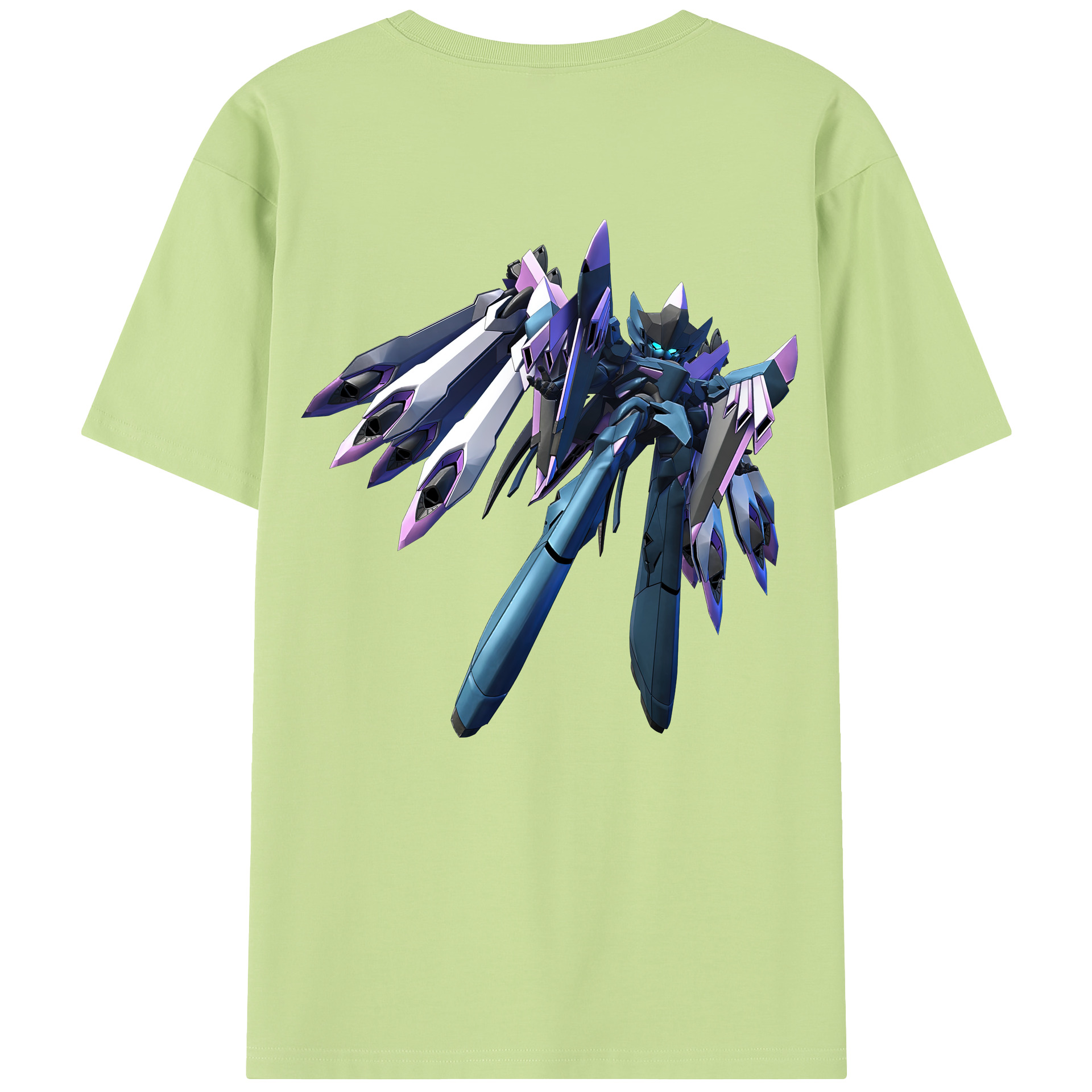 （画像用） 機動戦士ガンダム Mobile Suit Gundam 綿100％半袖Tシャツ（背面プリント）